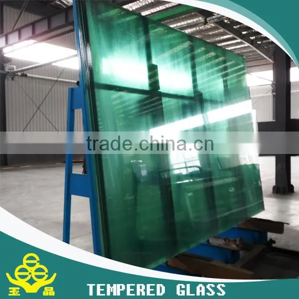 3-12mm manufacture hot sale flat shape toughened glass price per m2