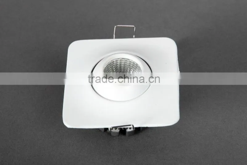 Cheap price mini spot light 3w with square outer ring from China