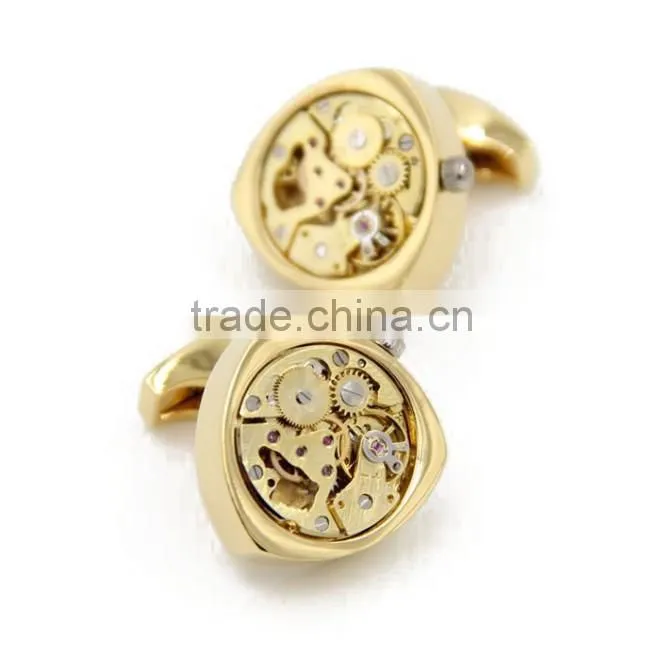 Various style triangular shape bulk watch cufflinks for men