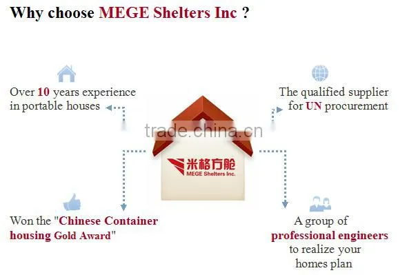 Mobile 20ft container office for construction