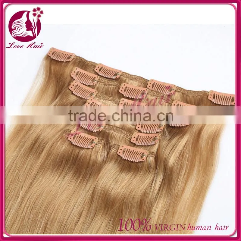 High quality with hot sale best Price clip in malaysian hair extensions,Virgin Malaysian Human Hair Clip In Hair Extensions