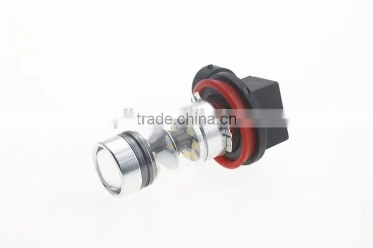 High lumen per watt led h8 led fog light bulb auto led light crees DRL bulb