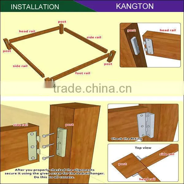 Extra strong bed frame