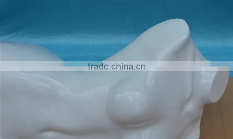 Wholesale custom fiberglass glossy body parts torso mannequin