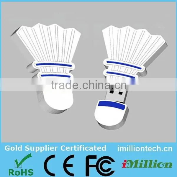 Hot badminton usb flash drive
