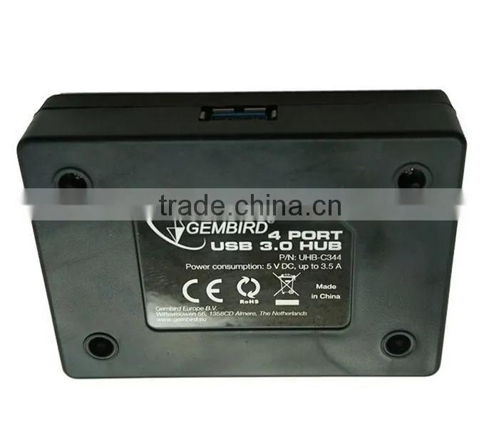 high speed 4 port USB 3.0 Hub with usb cable adapter splitter for computer laptop PC