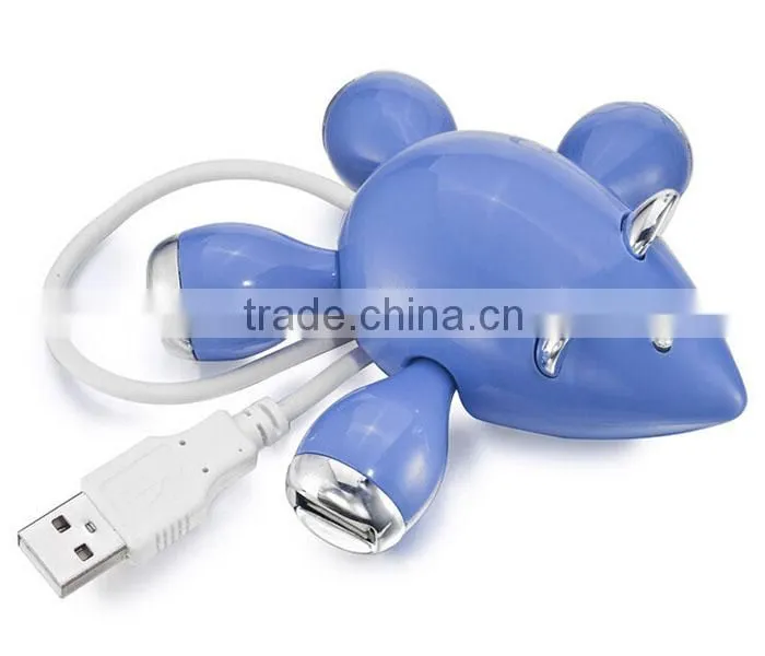 4-Port Mouse Shaped USB 2.0 Breakout super Hub