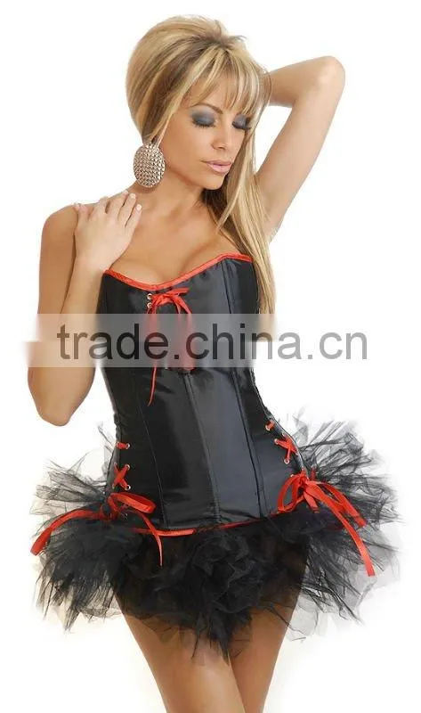 girls coffee zipper front sexy bustier top m1985