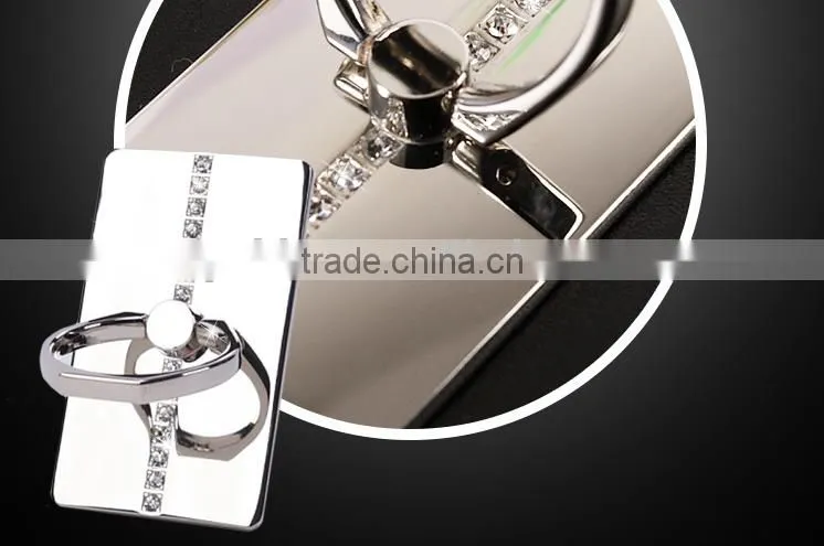 Metal ring holder for mobile phone, luxury bling diamonds metal ring holder phone holder for iPhone