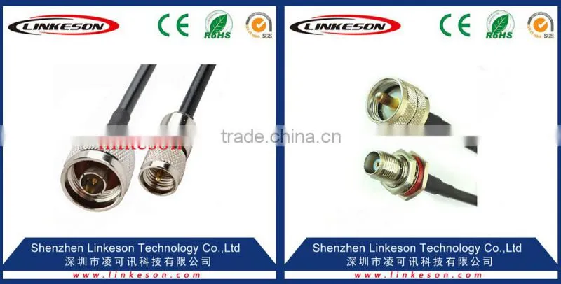 BNC male video monitoring RF connector