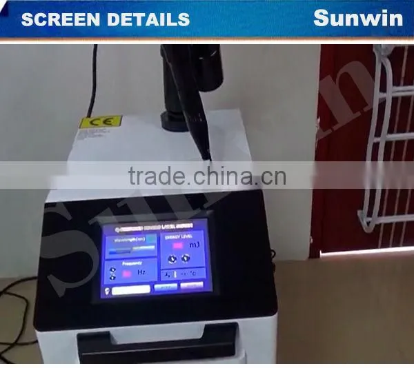 Approve Medical CE Q-switched 1064nm nd yag laser SW-388E