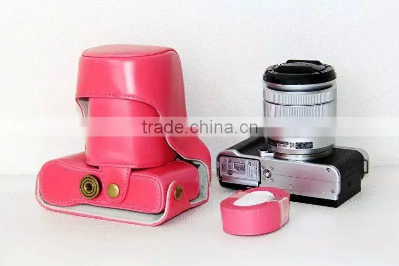 Custom Best Selling Leather Digital Camera Case Bag
