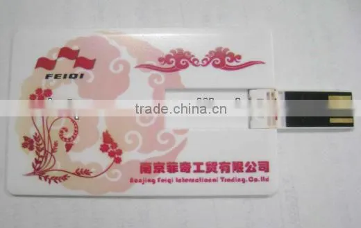 promotional business Card size USB flash memory