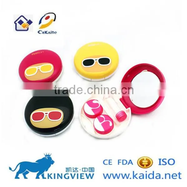 A-8079 kaida fashion hairstyles contact lens case