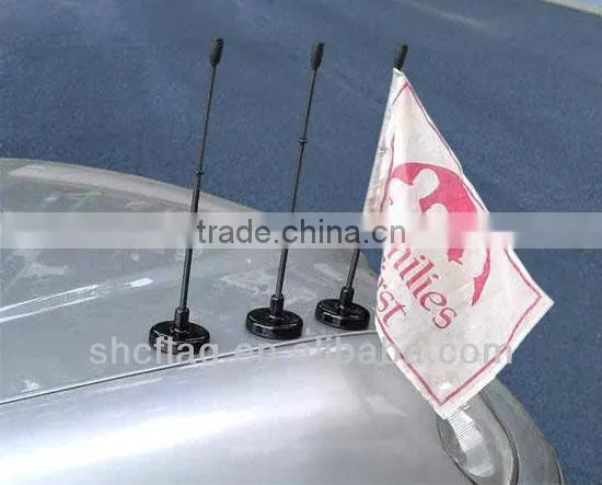 Custom designs magnetic car flag with shortest delivery time