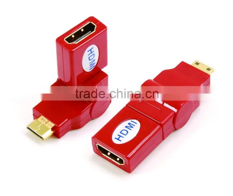 HDMI female to MINI male adapter rotating 270 degree