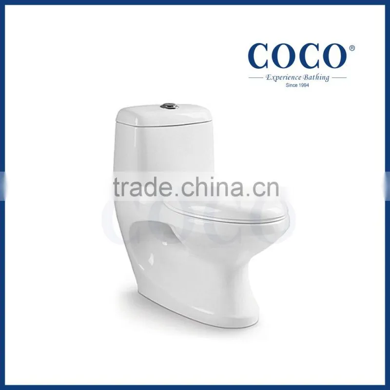 Saudi 4inch siphonic one piece water closet toilet size