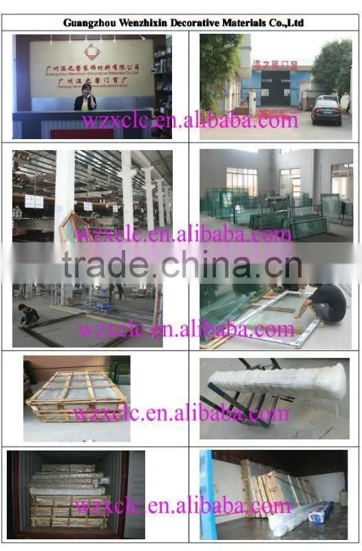 aluminum framed double glazed sliding window