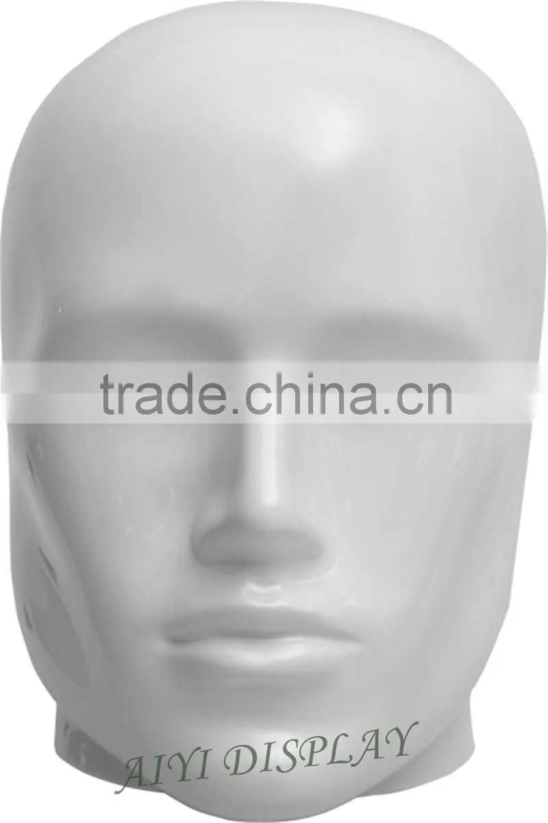 Plastic Male Wholesale Training Mannequin Head Afro