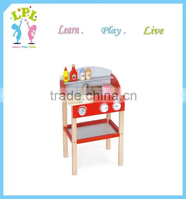 2016 wholesale high quality kids wooden play kitchen set, Educational Kids Kitchen Sets