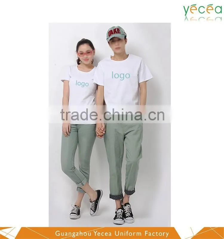Custom men's and women t shirt printing