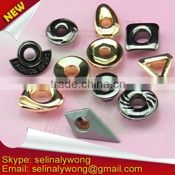 lead free fashion shoe eyelet large metal eyelet for curtain