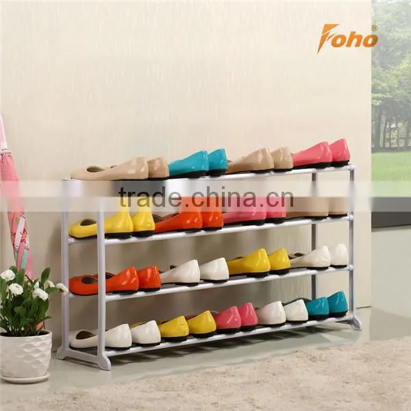4 layes 20 pair free standing shoe boot rac cabinet rack shelf