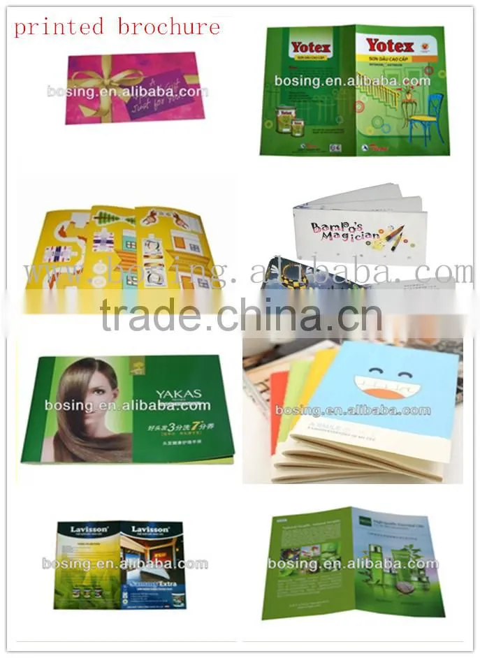 Offset printer brochure printing