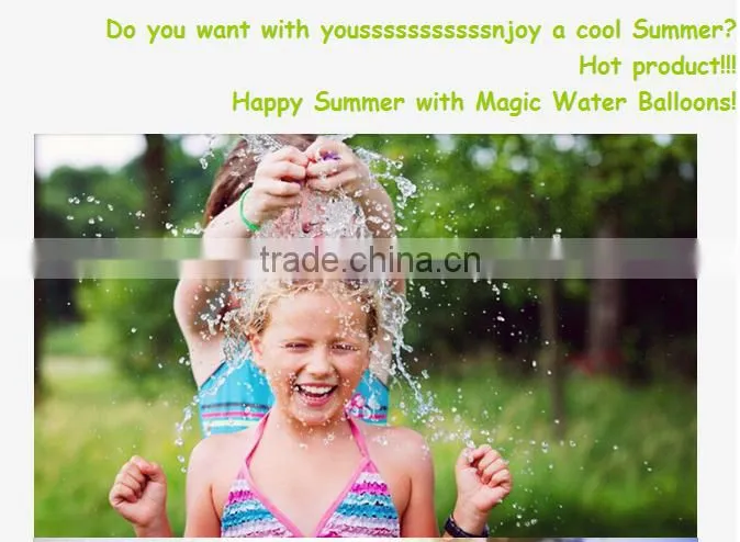 New packing water magic balloon,37 pcs/ bunch of water balloons
