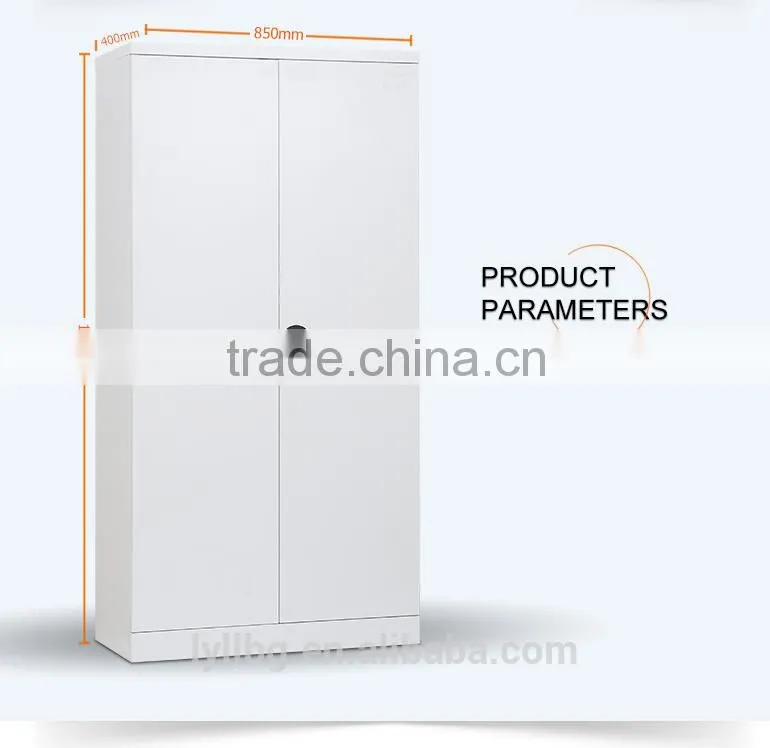 Knock Down Structure Double Door Steel Lockable Storage Cupboard