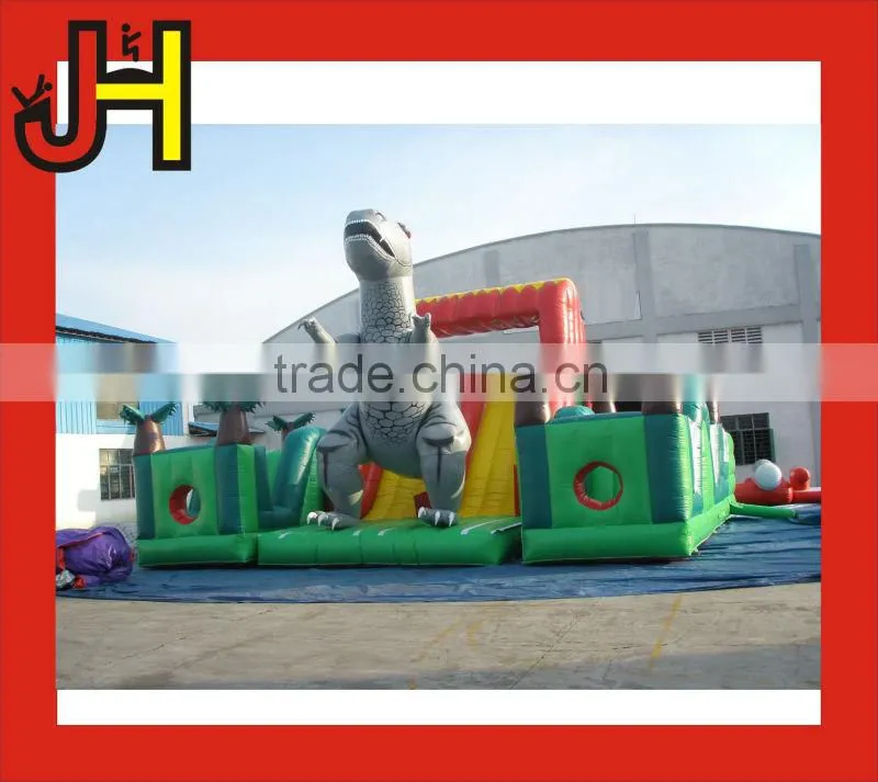 Custom Cheap And Giant Jurassic Park Inflatable Slide For Sale