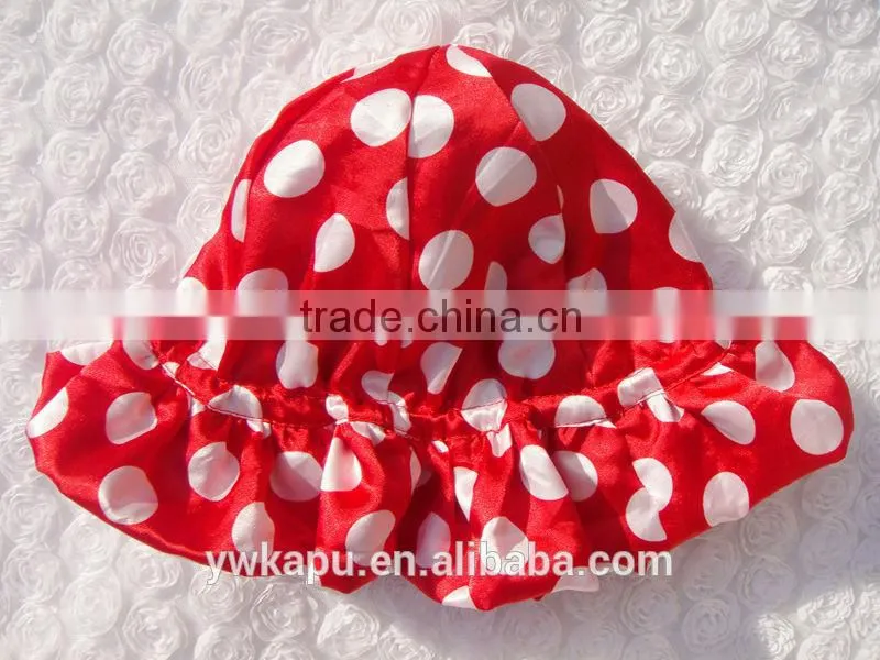 Multi colors sun hat,satin lined hat