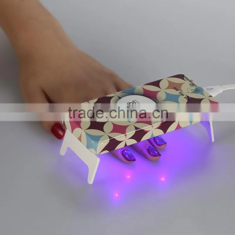 New Arrival professional Electric Portable Mini 9W LED UV Nail Dryer