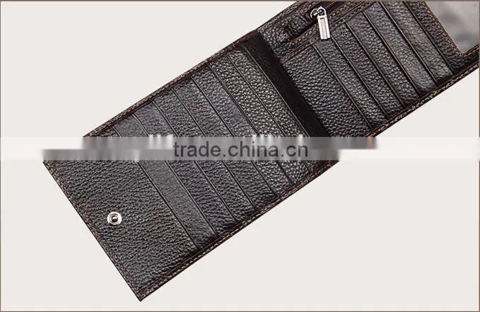 2016 new design fashion 100%Genuine Leather Wallet,Crocodile 3D purse men long wallet card handbag wallet