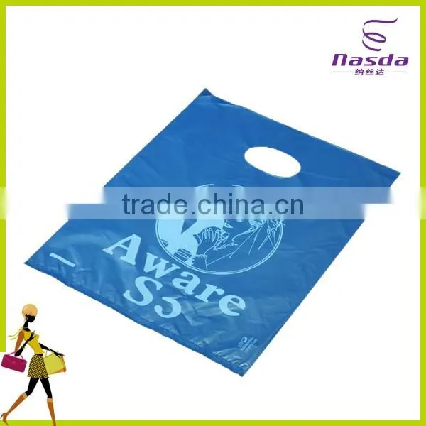 wholesale disposable D-cut cheap plastic grocery bag