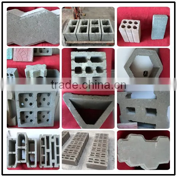 Unique QT4-15 Small Automatic Concrete Block Machine Production Line