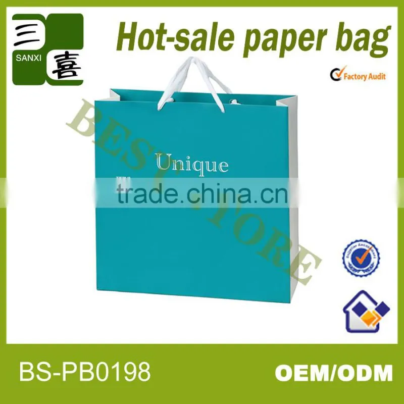 High-quality chevron paper bags for promotion
