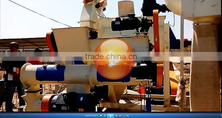 Best selling Strongwin feed manufacturing process machinery animal feed pelletizer machine rabbit
