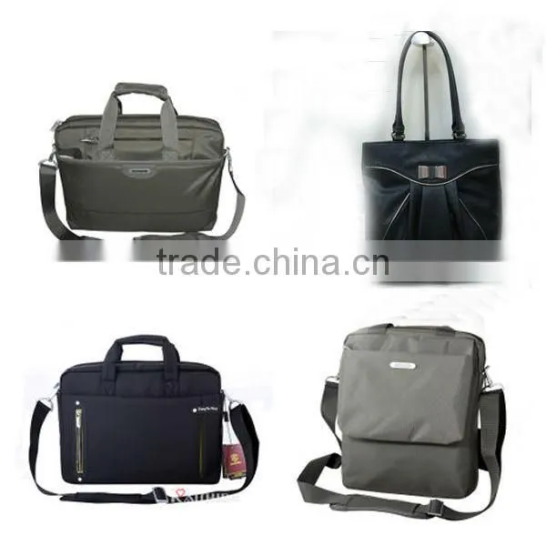 Silk cosmetic bag with shoulder strap for jumbo bag