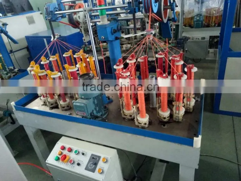 Rope braiding machine/diamond braided rope machine