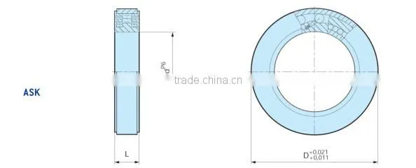 Roller Type Freewheels One Way Clutch Bearing ASK50