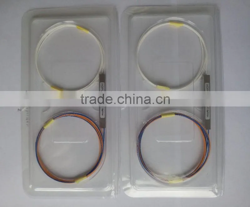 1x2 optical Fiber PLC Splitter, optical cable splitter