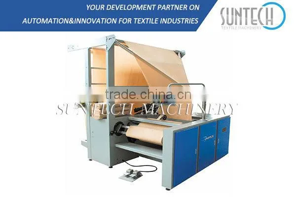 ST-DFLM lapping machine and polishing,textile folding machines,fabric double folding machine