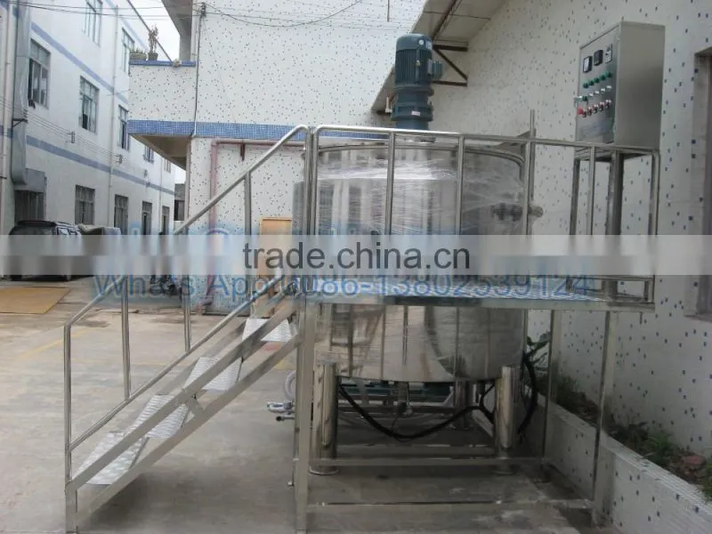 Factory direct sale price of 500 liter liquid mixing tank for shampoo soap