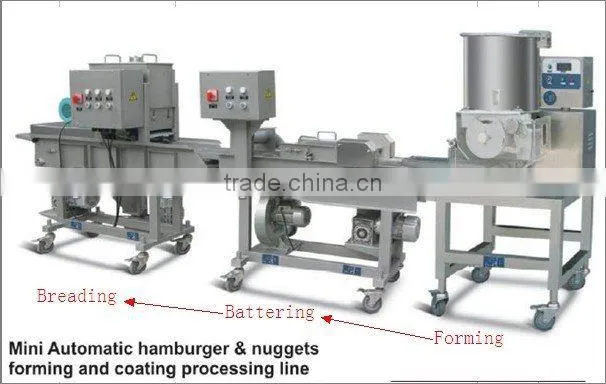 Mini Automatic Hamburger &nugget processing line