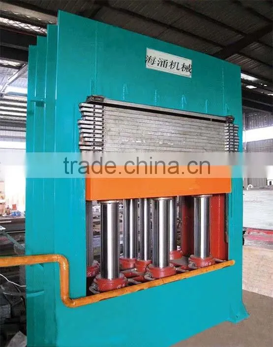 woodworking veneer hot press machine