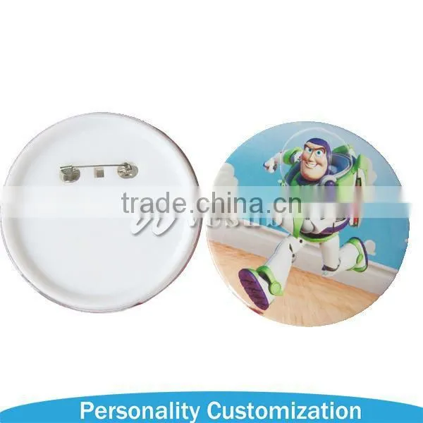 Cheap price Custom Sublimation Printing Photo Badge Button plastic Blanks