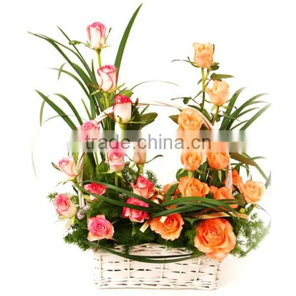 100%handmade craft exquisite wicker flower basket