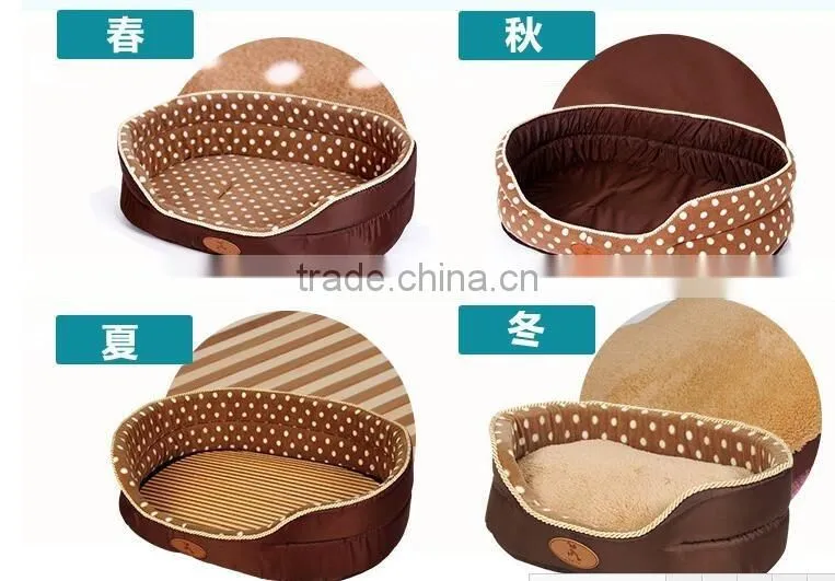 CY112 Soft Warm Indoor Portable Pets Dog Puppy Cat Bed Plush Cotton Mat kennel Luxury Pet Bed