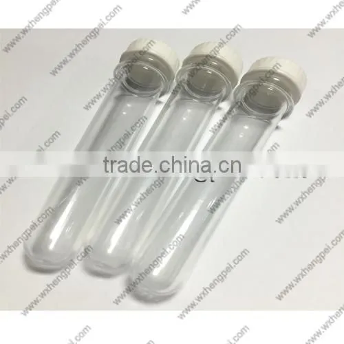 Cleverish portable cute transparent long plastic storage jewelry wedding pipe kit